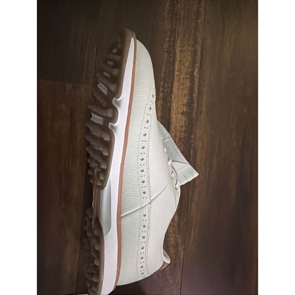 New Adidas Womens MC Zoysia Spikeless Golf Shoes Size 8.5 Gray Tan - Picture 4 of 6